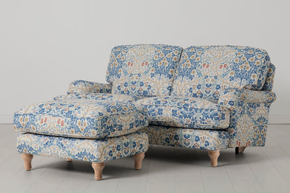 Model 15 2 Seater Sofa with Ottoman, Oak / Blackthorn