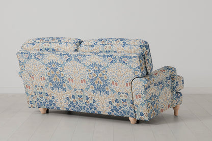 Model 15 2 Seater Sofa with Ottoman, Oak / Blackthorn