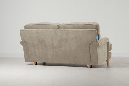 Model 15 2 Seater Sofa with Ottoman, Oak / Flax