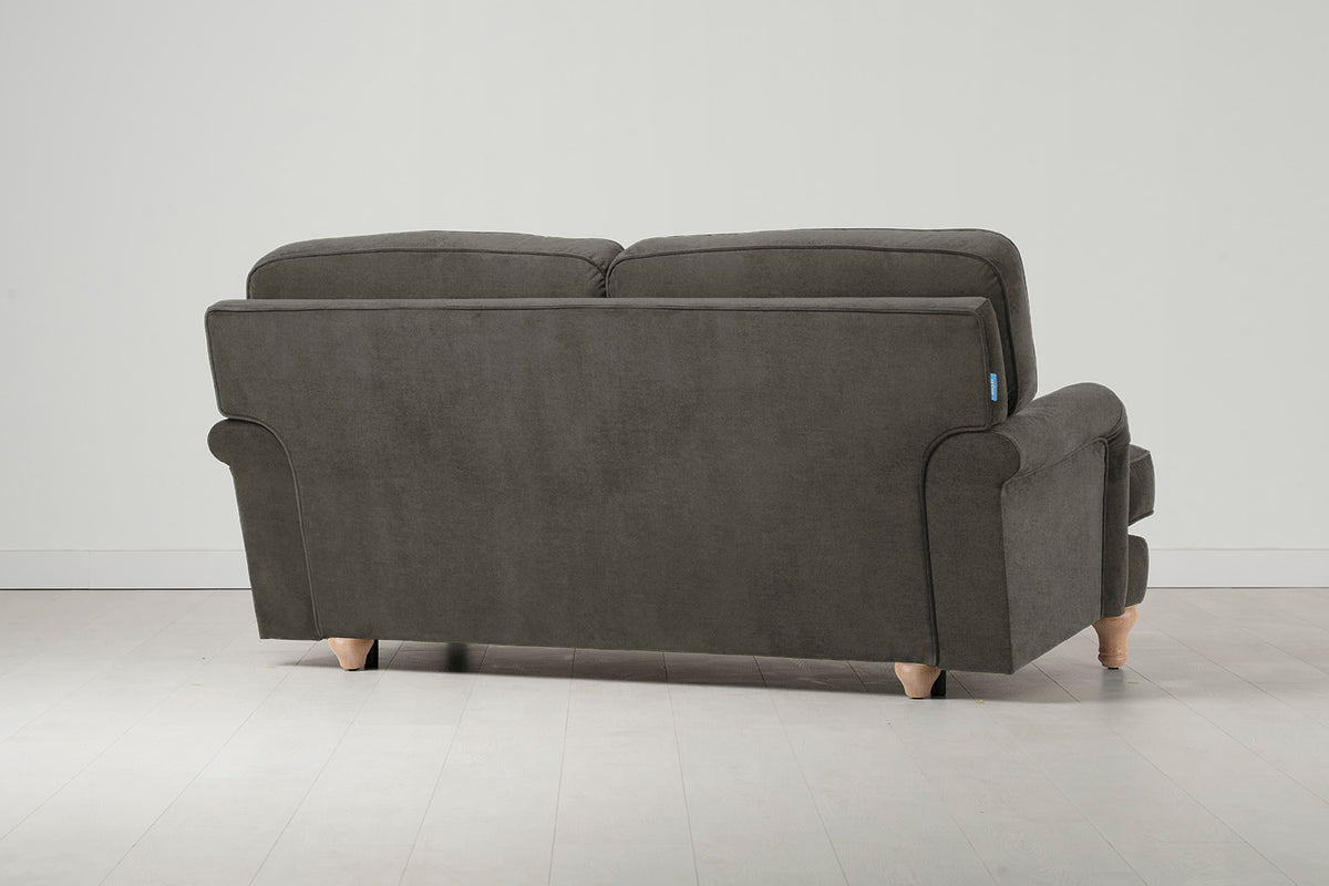 Model 15 2 Seater Sofa with Ottoman, Oak / Mink