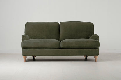 Model 15 2 Seater Sofa with Ottoman, Oak / Pine