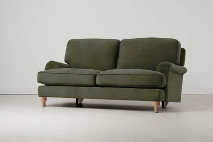 Model 15 2 Seater Sofa with Ottoman, Oak / Pine