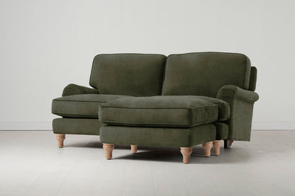 Model 15 2 Seater Sofa with Ottoman, Oak / Pine