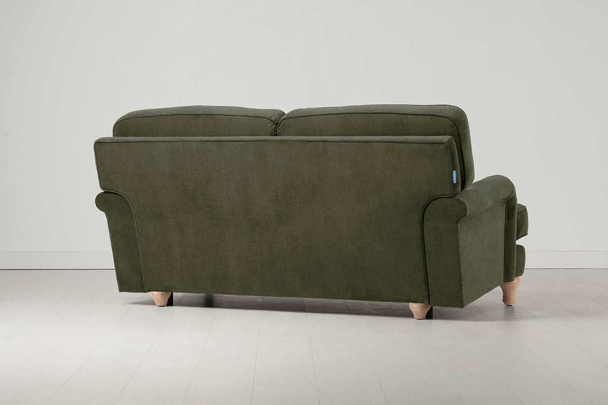 Model 15 2 Seater Sofa with Ottoman, Oak / Pine