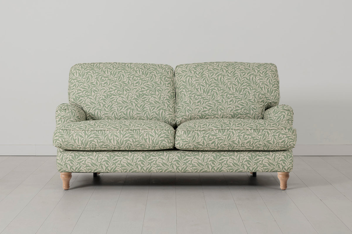 Model 15 2 Seater Sofa with Ottoman, Oak / Willow