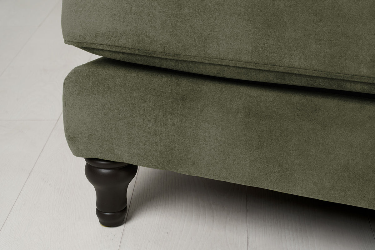 Model 15 2 Seater Sofa with Ottoman, Pine