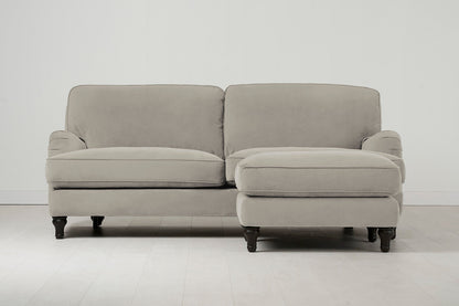3-Seater Sofa in cream velvet