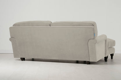 Model 15 3 Seater Sofa with Ottoman, Bone