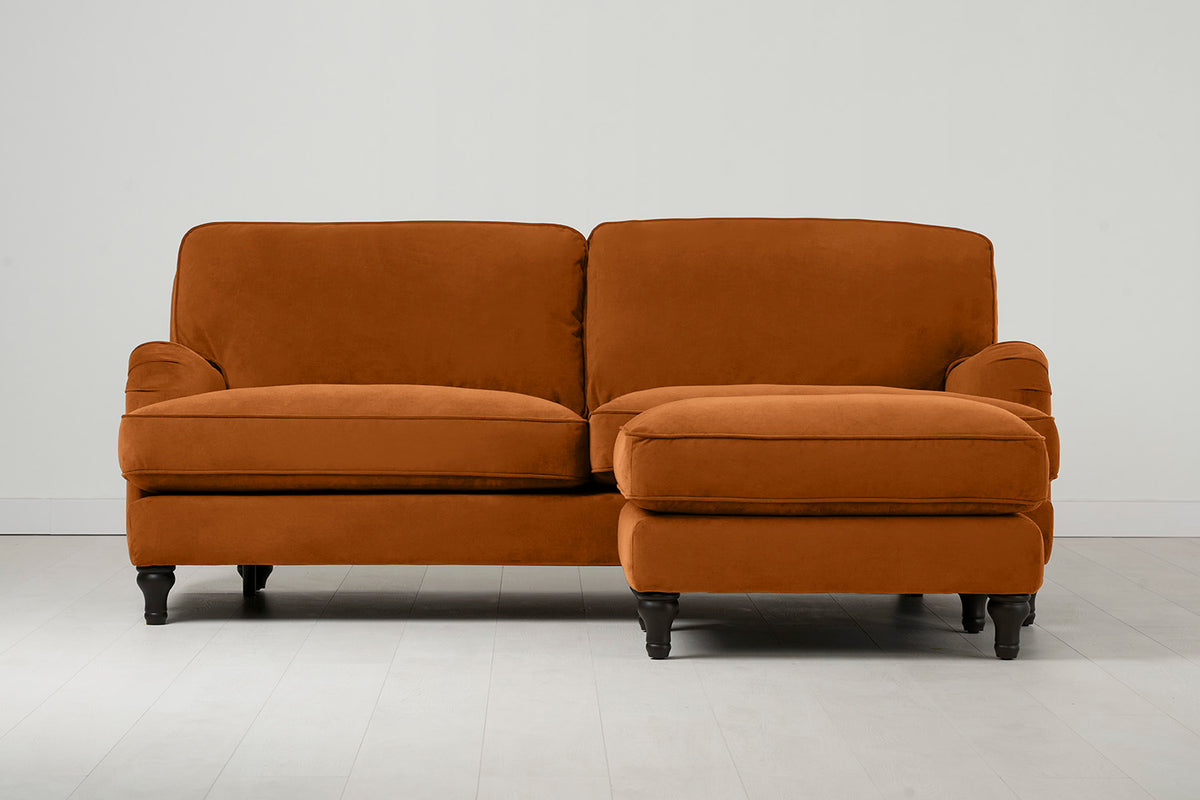 Model 15 3 Seater Sofa with Ottoman, Bronze