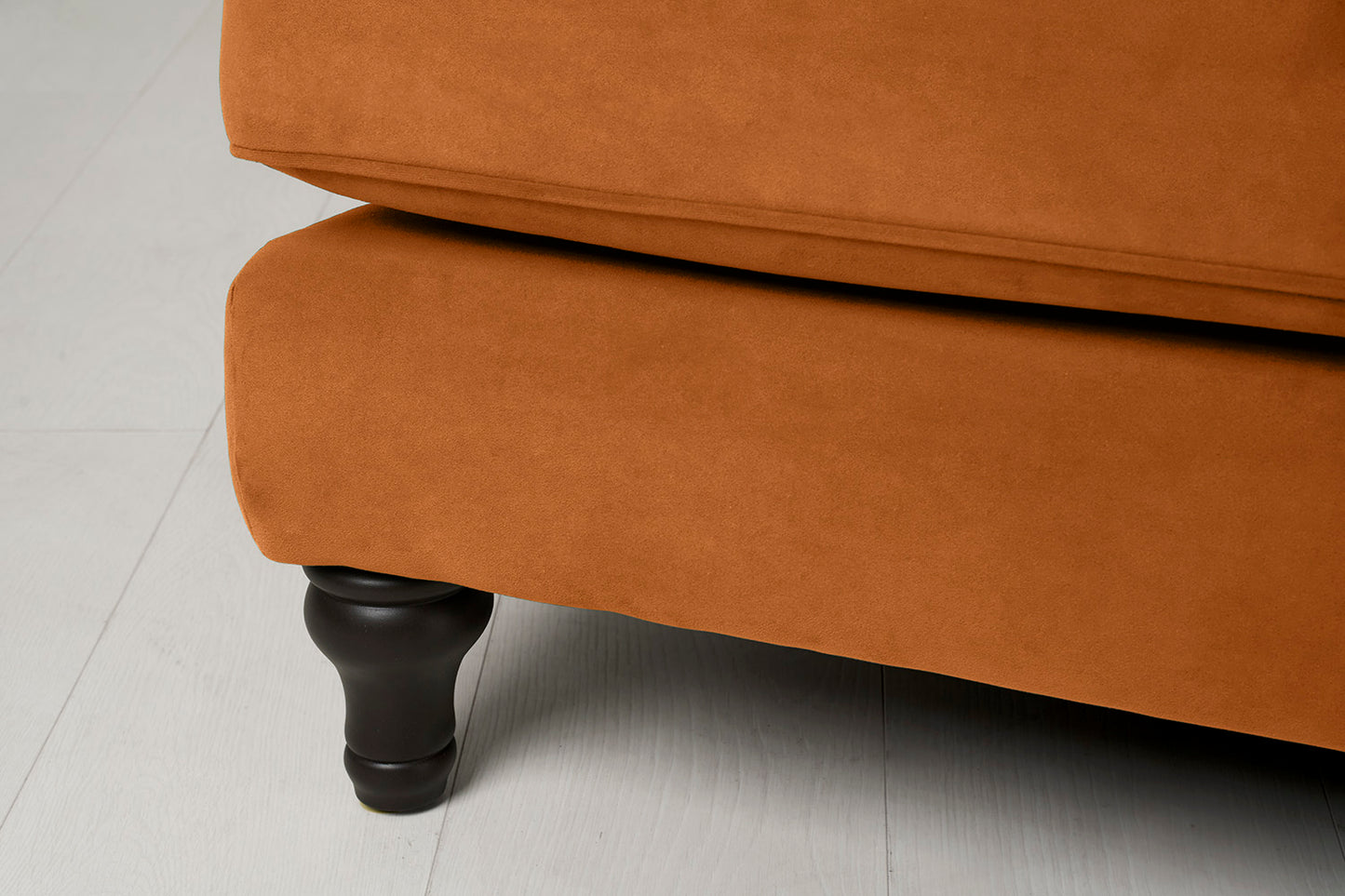 Model 15 3 Seater Sofa with Ottoman, Bronze