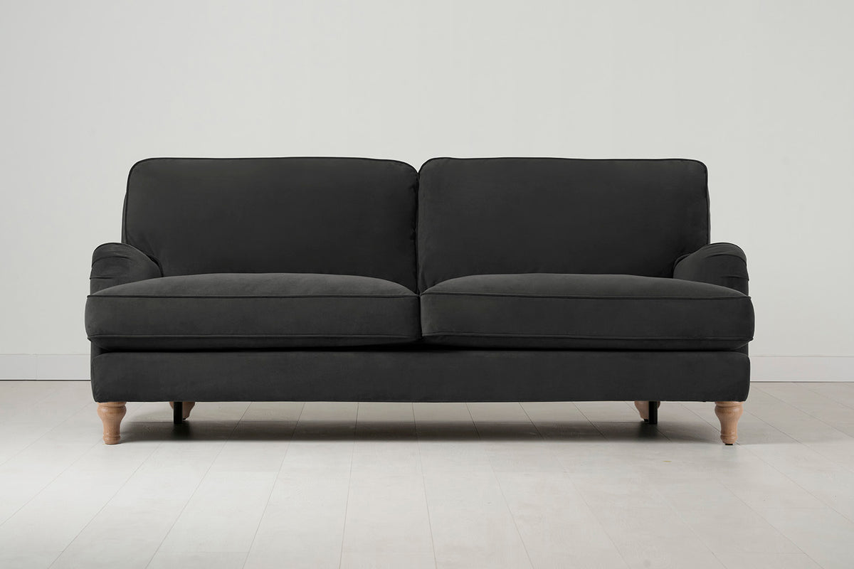 Model 15 3 Seater Sofa, Oak / Charcoal