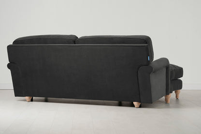 Model 15 3 Seater Sofa with Ottoman, Oak / Charcoal