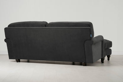 Model 15 3 Seater Sofa with Ottoman, Charcoal
