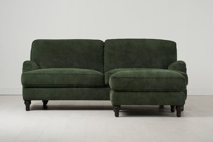 Model 15 3 Seater Sofa with Ottoman, Conifer