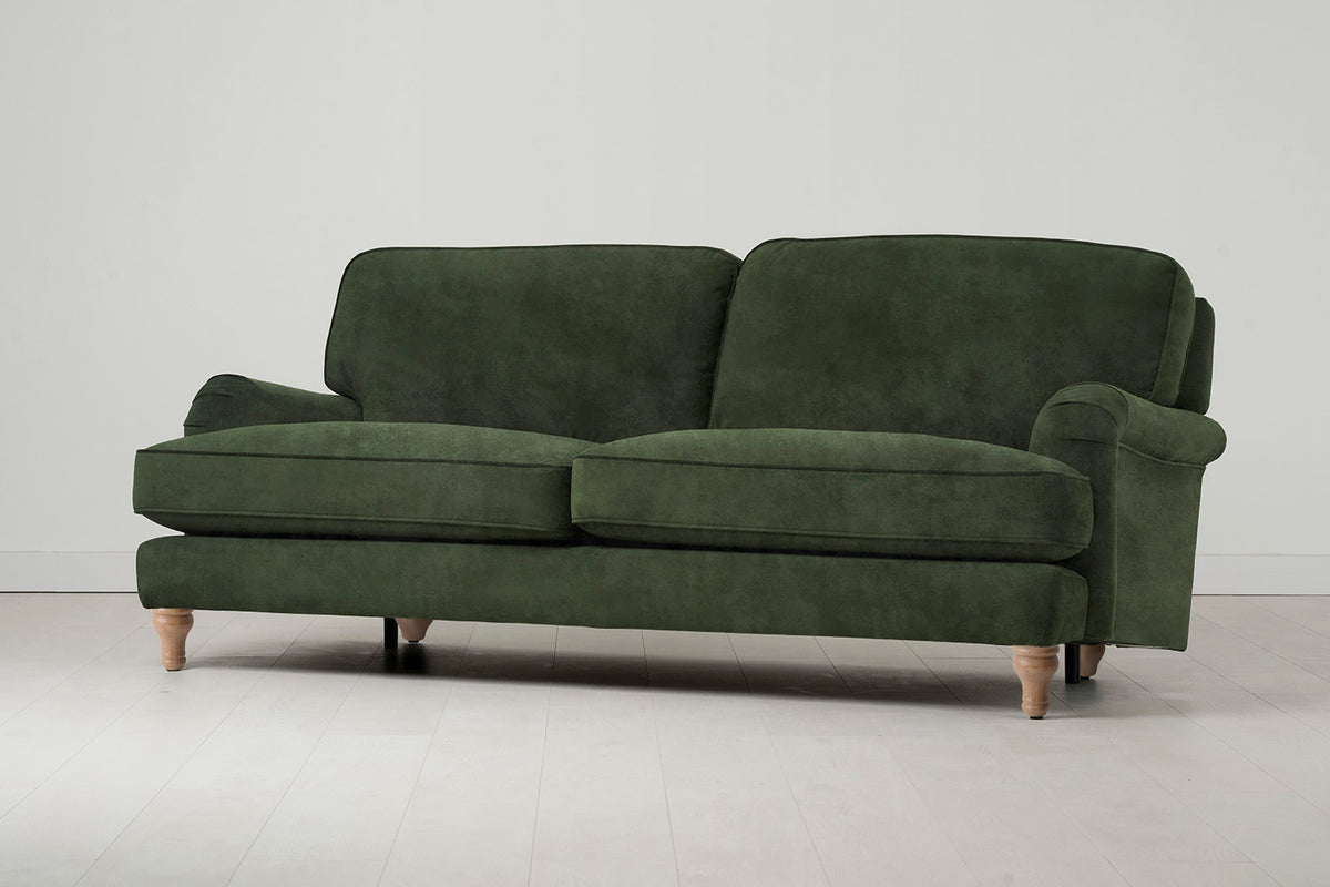 Model 15 3 Seater Sofa, Oak / Conifer