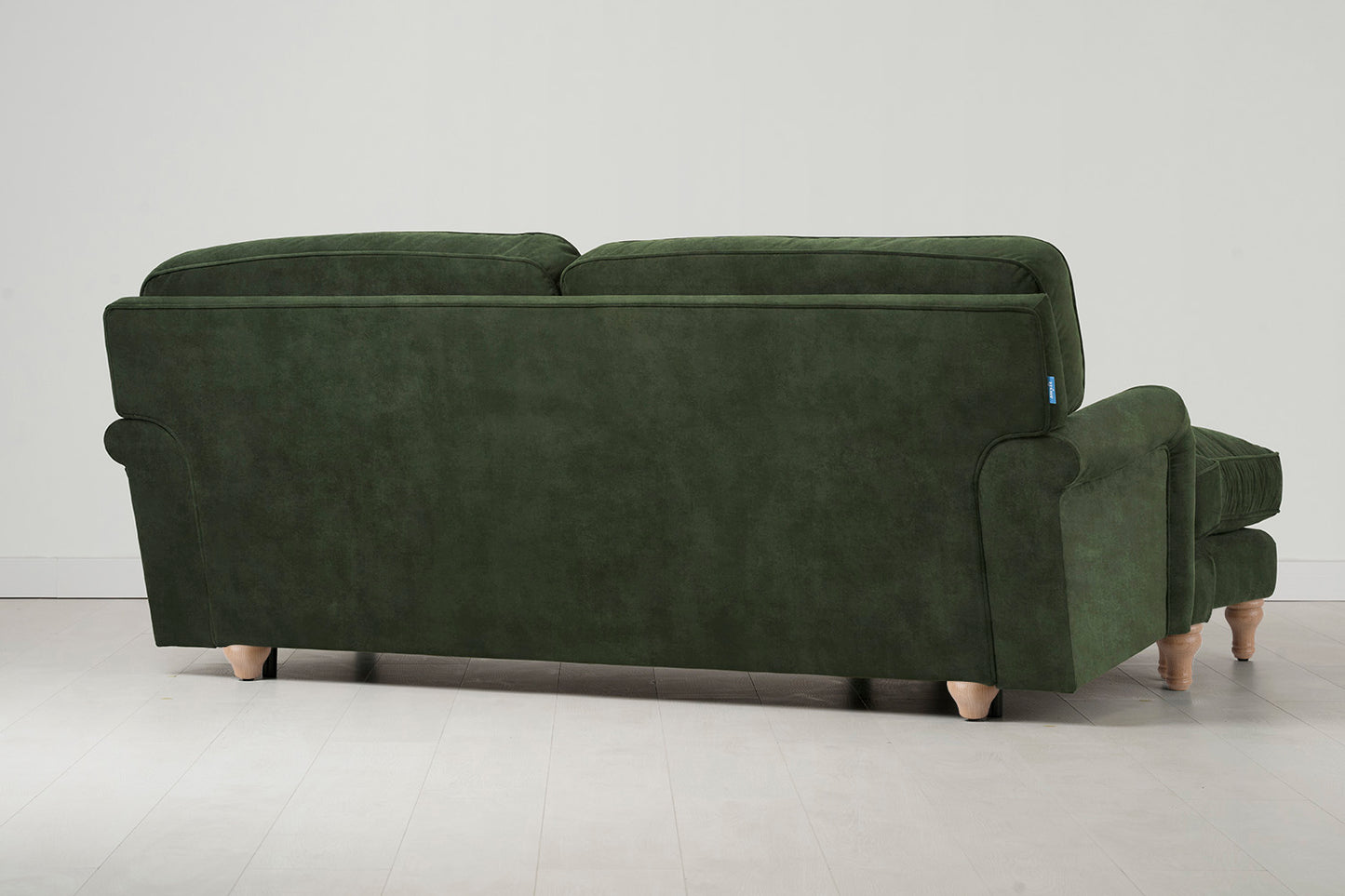 Model 15 3 Seater Sofa with Ottoman, Oak / Conifer