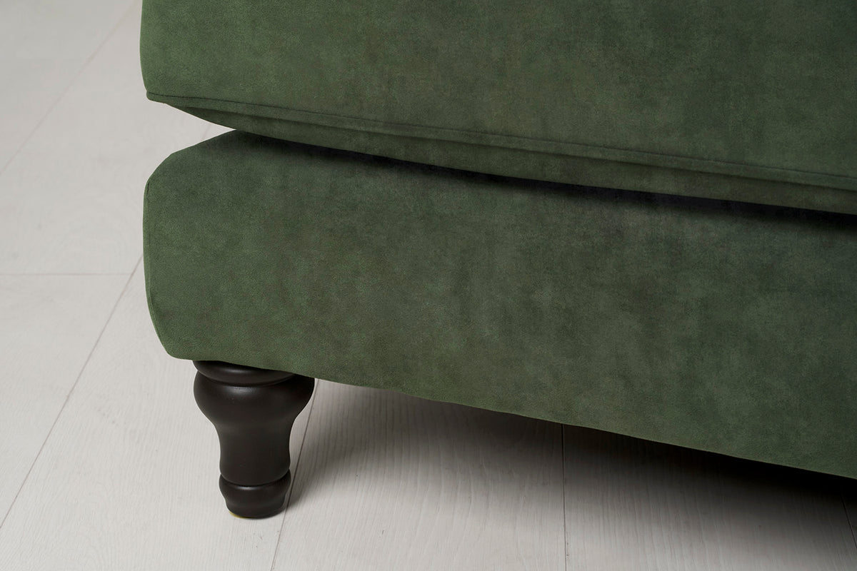 Model 15 3 Seater Sofa with Ottoman, Conifer