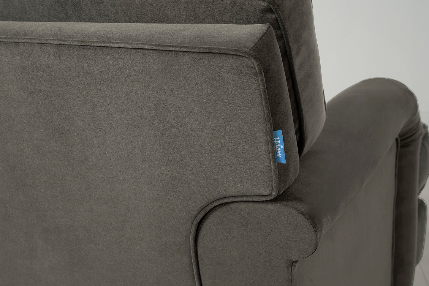 Model 15 3 Seater Sofa, Elephant