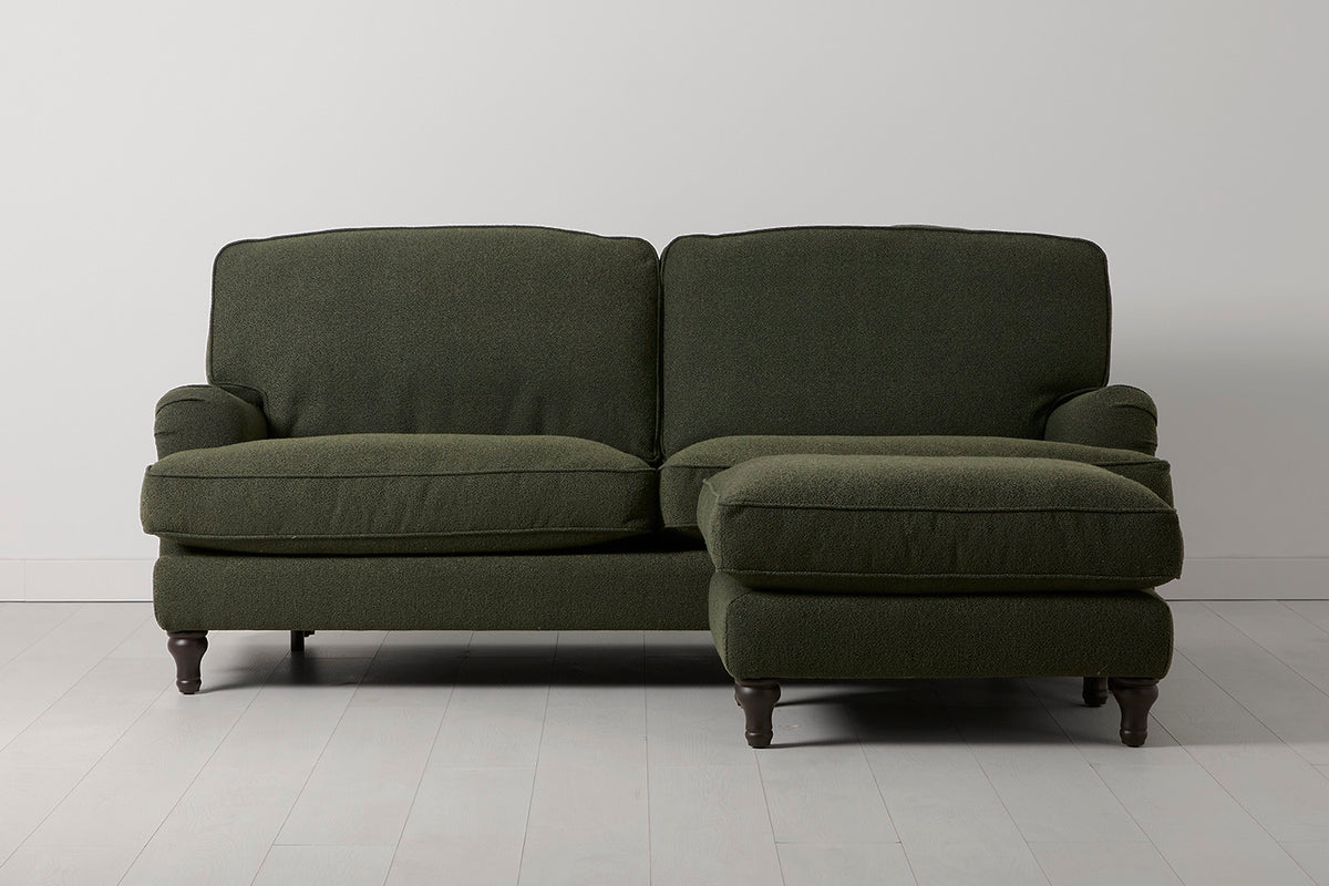 Model 15 3 Seater Sofa with Ottoman, Fern