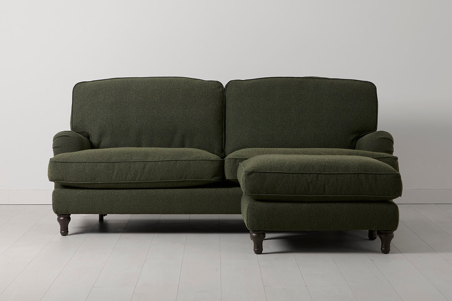 Model 15 3 Seater Sofa with Ottoman, Fern