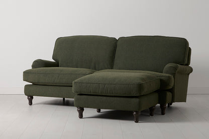 Model 15 3 Seater Sofa with Ottoman, Fern
