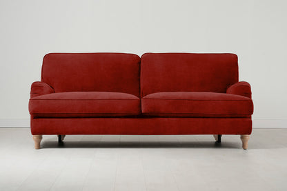 Model 15 3 Seater Sofa, Oak / Harissa