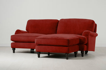 Model 15 3 Seater Sofa with Ottoman, Harissa