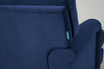 Model 15 3 Seater Sofa, Indigo