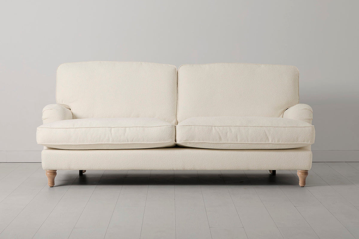 Model 15 3 Seater Sofa, Oak / Ivory