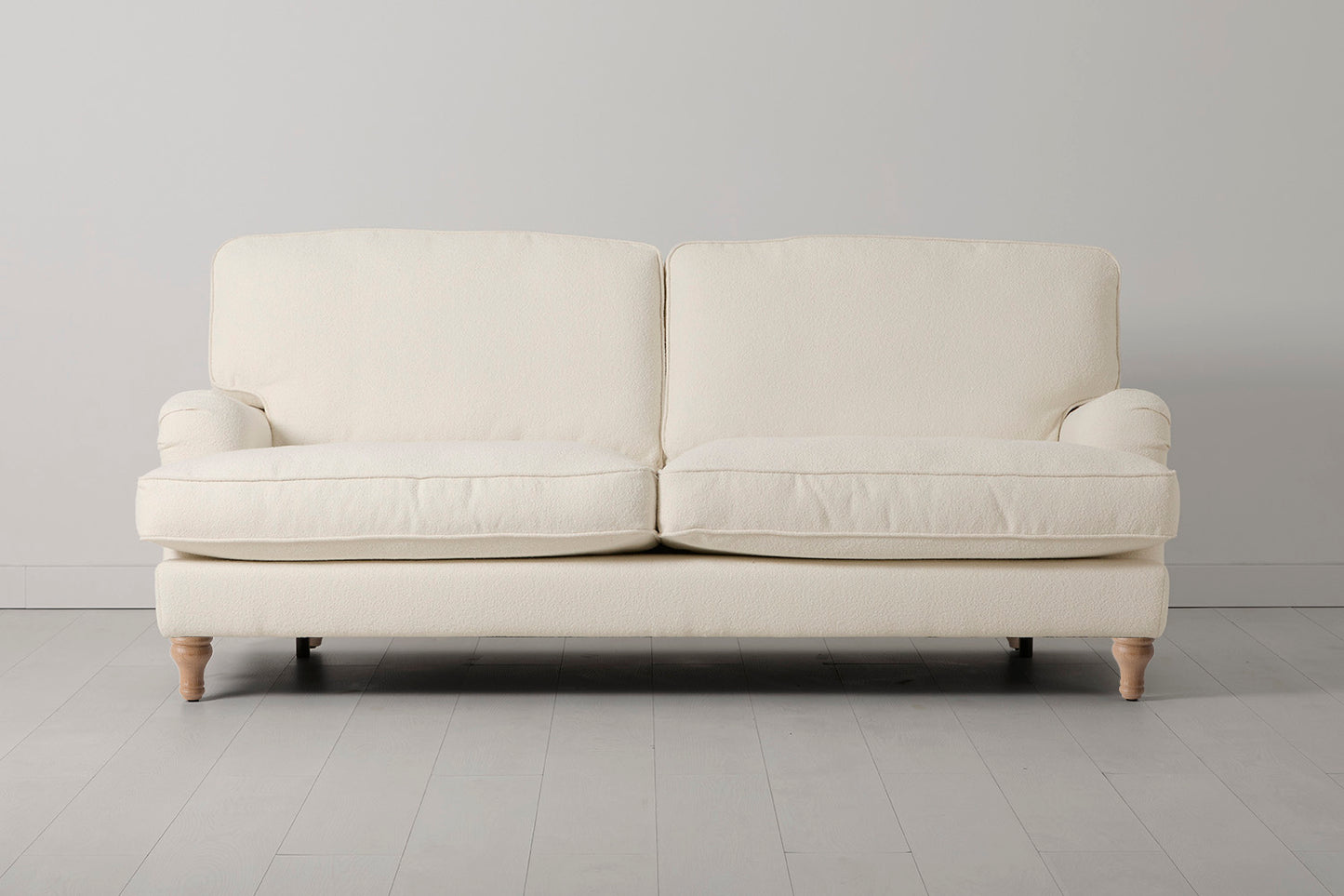 Model 15 3 Seater Sofa, Oak / Ivory