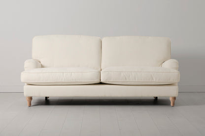 Model 15 3 Seater Sofa, Oak / Ivory