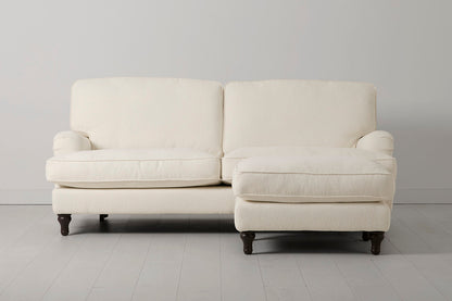 3-Seater Sofa in white bouclé