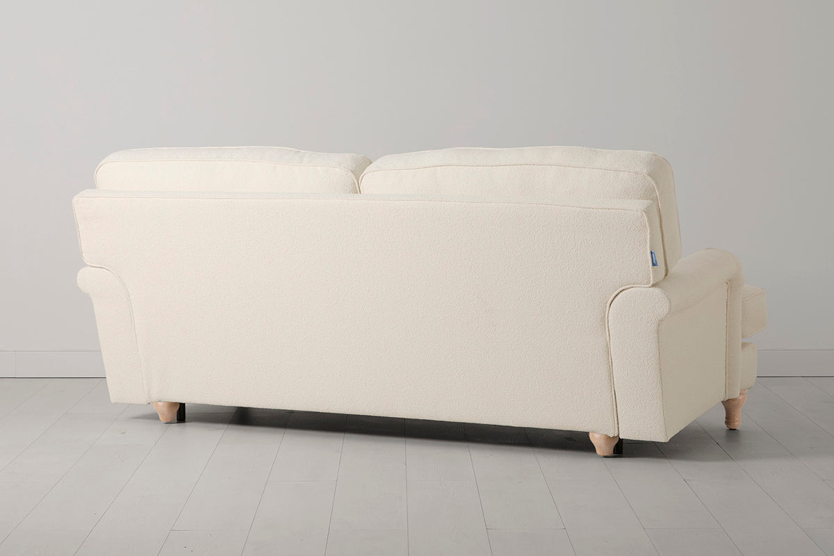 Model 15 3 Seater Sofa, Oak / Ivory
