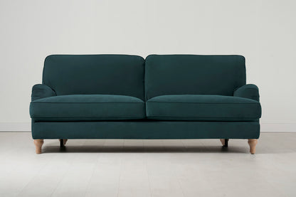 Model 15 3 Seater Sofa, Oak / Kingfisher