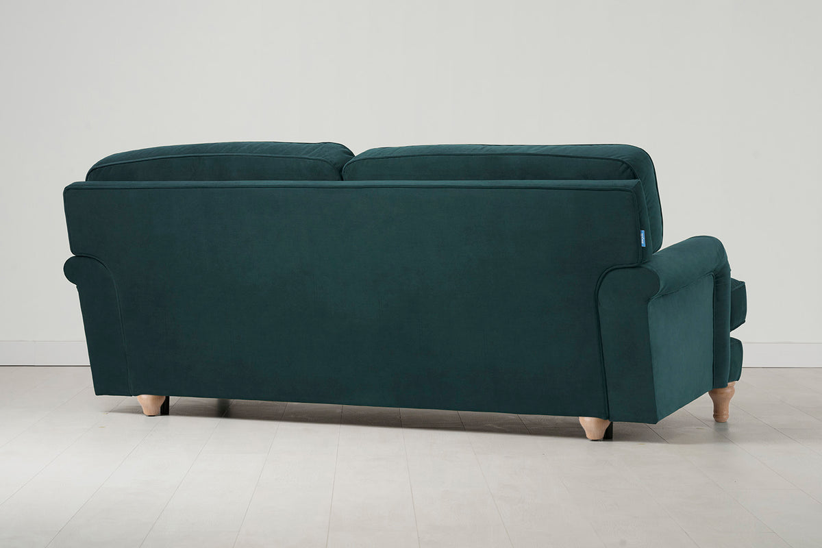 Model 15 3 Seater Sofa, Oak / Kingfisher