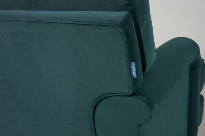 Model 15 3 Seater Sofa, Kingfisher