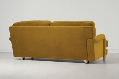 Model 15 3 Seater Sofa, Oak / Mustard