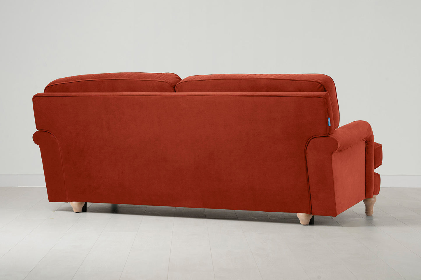Model 15 3 Seater Sofa, Oak / Paprika