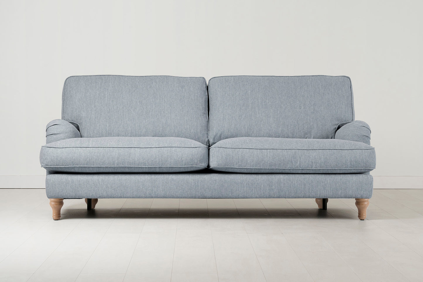 Model 15 3 Seater Sofa, Oak / Seaglass