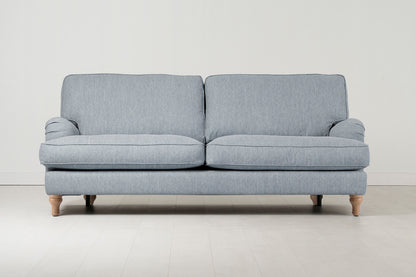 Model 15 3 Seater Sofa, Oak / Seaglass
