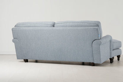 Model 15 3 Seater Sofa with Ottoman, Seaglass