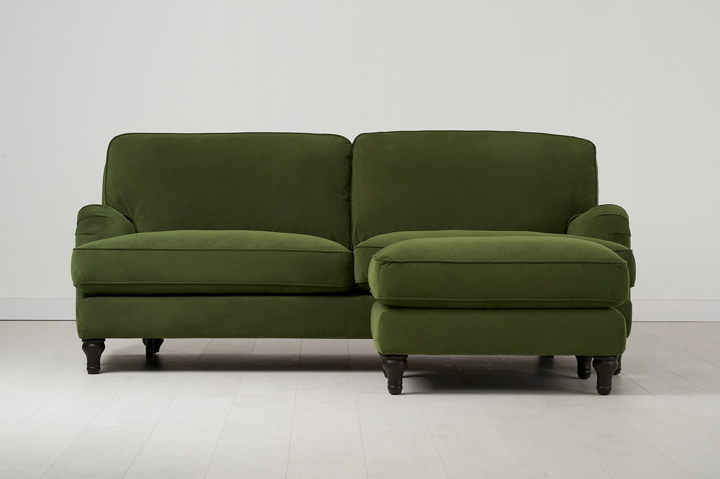 Model 15 3 Seater Sofa with Ottoman, Vine