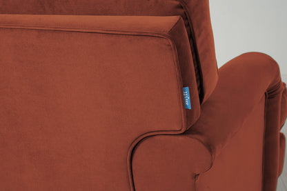 Model 15 3 Seater Sofa, Brick