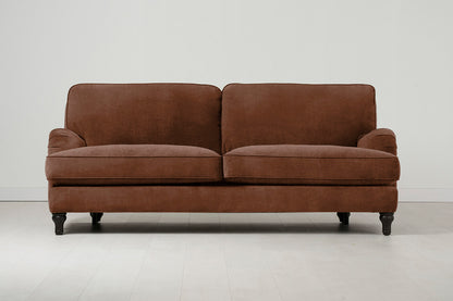 Model 15 3 Seater Sofa, Russet