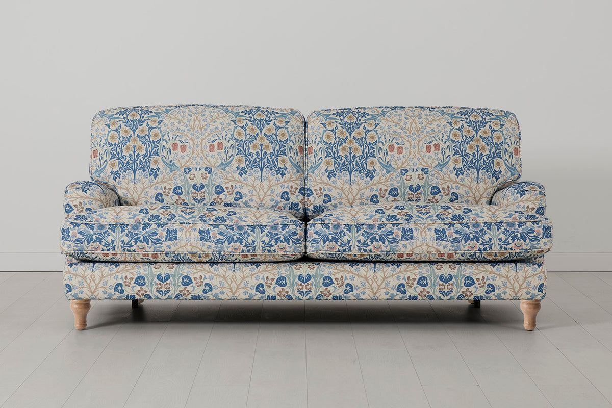 Model 15 3 Seater Sofa with Ottoman, Oak / Blackthorn
