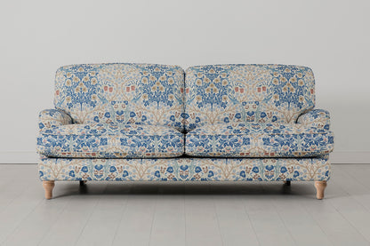 Model 15 3 Seater Sofa with Ottoman, Oak / Blackthorn
