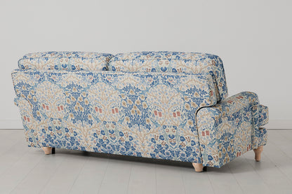 Model 15 3 Seater Sofa with Ottoman, Oak / Blackthorn