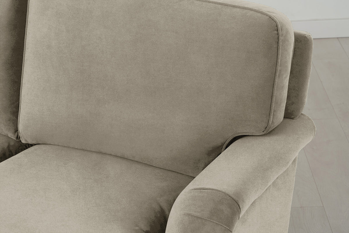 Model 15 3 Seater Sofa with Ottoman, Oak / Flax
