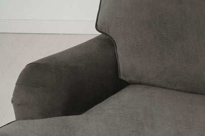 Model 15 3 Seater Sofa with Ottoman, Oak / Mink