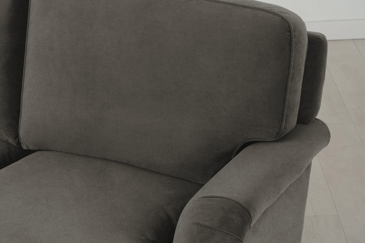 Model 15 3 Seater Sofa with Ottoman, Oak / Mink